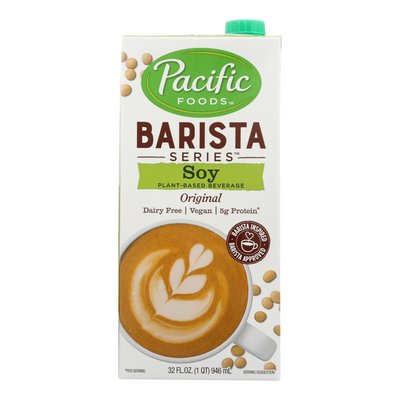 Pacific Foods Barista Series Soy carton
